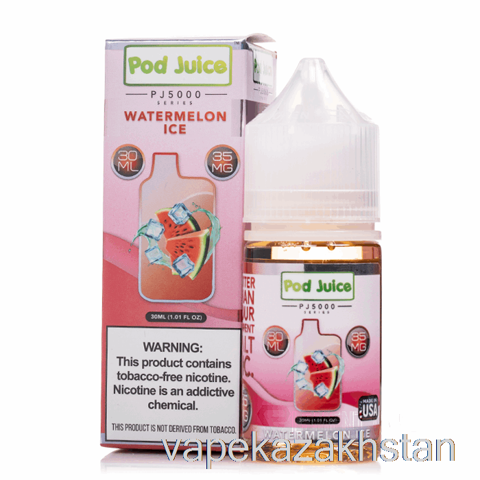 Vape Kazakhstan Watermelon Ice - Pod Juice PJ5000 - 30mL 35mg